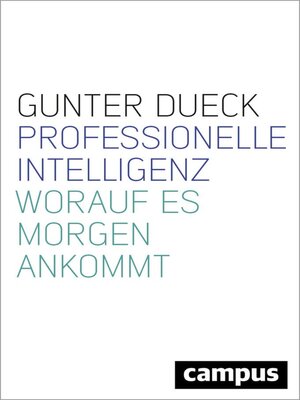 cover image of Professionelle Intelligenz